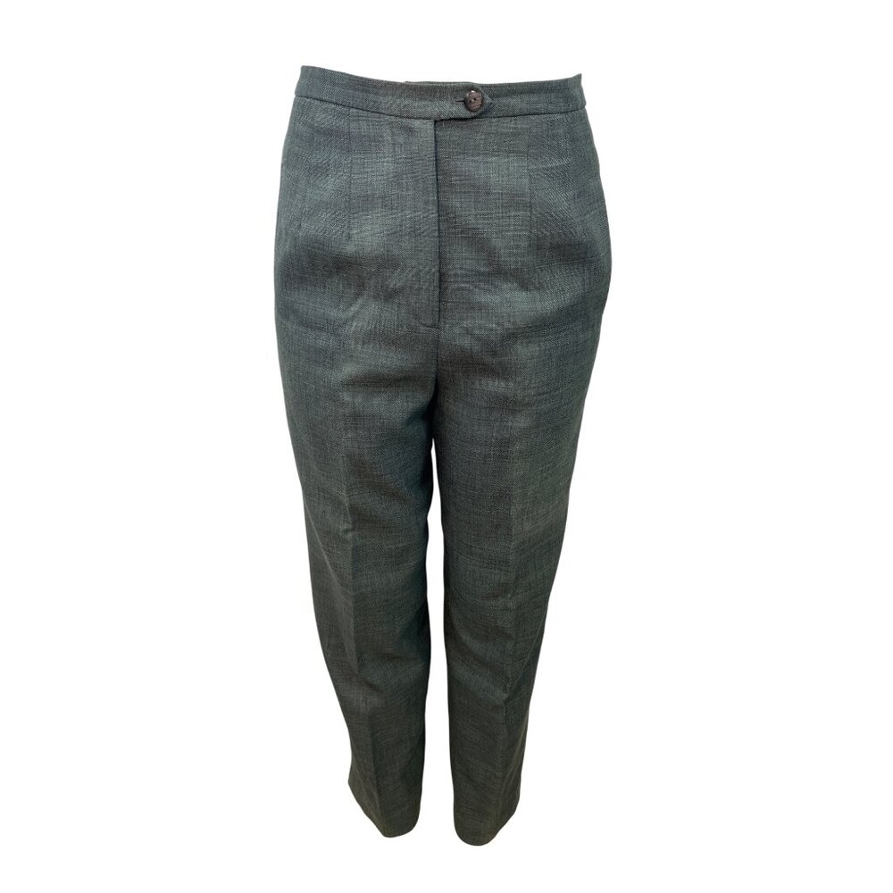 Travis Ayers Womens Green High-Waisted Tapered Pants Size 6